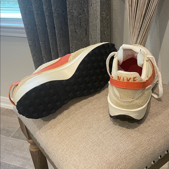 Nike Beige and Orange Athletic Shoes - Picture 2 of 4